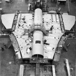 The second production Concorde taking shape at Filton