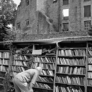 A secondhand bookshop in Hay on Wye, Breconshire
