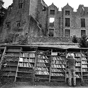 A secondhand bookshop in Hay on Wye, Breconshire, Powys