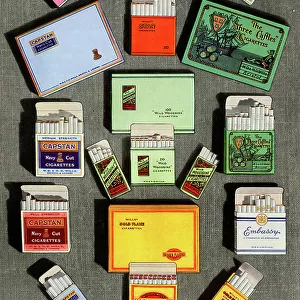 Selection of Wills Cigarette Packets