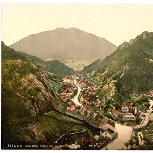 Semmering Railway, Schottwien, Styria, Austro-Hungary