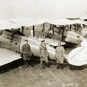 Print of Parnall Panthers and Gloster Sparrowhawks at Yokosuka Naval Base Print of Parnall Panthers and Gloster Sparrowhawks at Yokosuka Naval Base