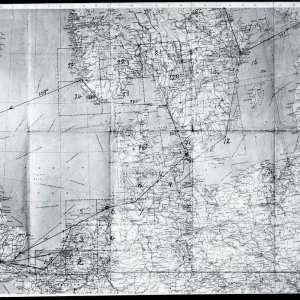 Print of Sempill British Aviation Mission to Japan Route Map 1930 Print of Sempill British Aviation Mission to Japan Route Map 1930