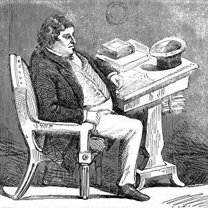 Senator Cass in his office, Washington, 1856