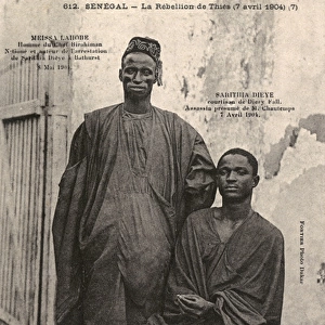Senegal - Rebellion at Thies - Sarithia Dieye captured