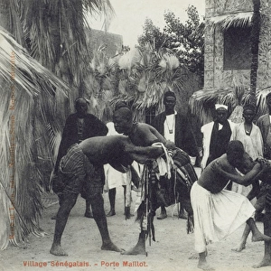 Senegalese Village, Paris - Wrestlers