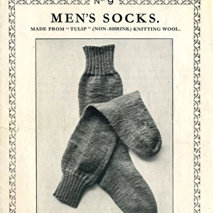 Sentinel knitting booklet, socks, WW1