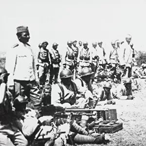 Serbian soldiers on Corfu