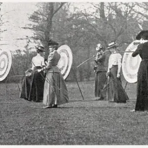 At the seventy yards. Date: 1901 At the seventy yards. Date: 1901