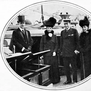 Shackleton with royalty