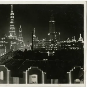 Shanghai, Peoples Republic of China - Nighttime Lighting