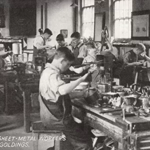 Sheet Metal Workers, William Baker Technical School, Hertfor