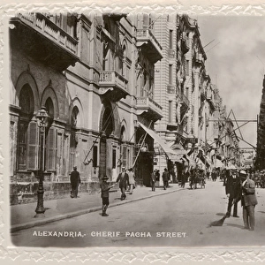 Sherif Pasha Street in Alexandria, Egypt