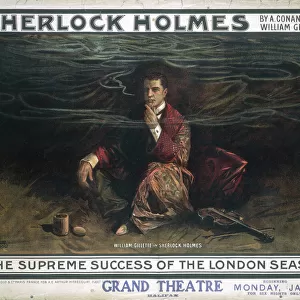 Sherlock Holmes theatre poster