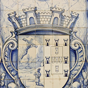 Shield tile. Castro Verde. Portugal
