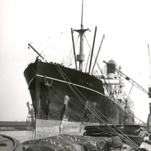 Ship in George V Dock