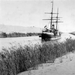 Ship in Suez Canal