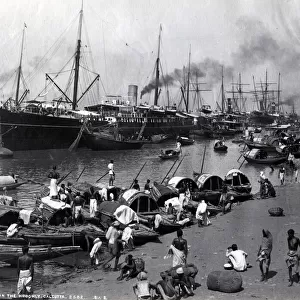 Shipping on the Hooghly River, Calcutta, c. 1870s