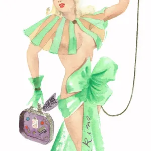 Shockima - Murrays Cabaret Club Costume Design Print Shockima - Murrays Cabaret Club Costume Design Print