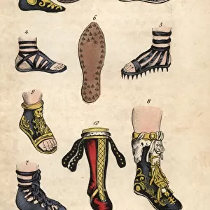 Shoes, boots and sandals of ancient Rome
