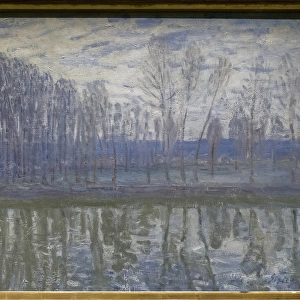 On the Shores of the Loing, 1896, by Alfred Sisley