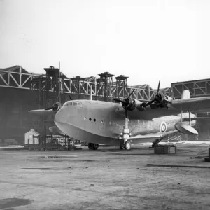 Short S23 Empire Flying Boat after modifications