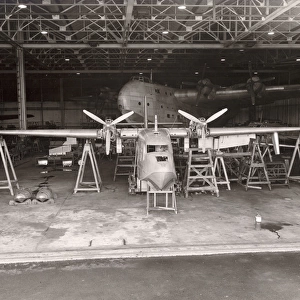 Short SA6 Sealand in the hangar