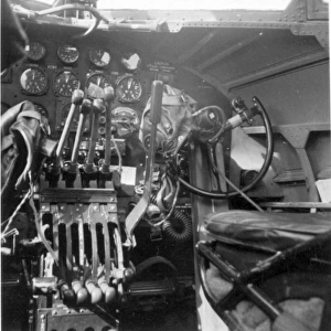Short Stirling cockpit
