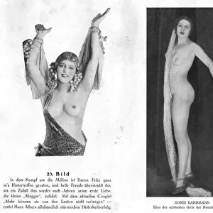 Showgirls in James Kleins Zieh Dich Aus (Undress Yourself), Komische Oper, Berlin