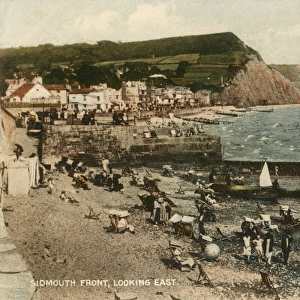 Sidmouth Front - looking East