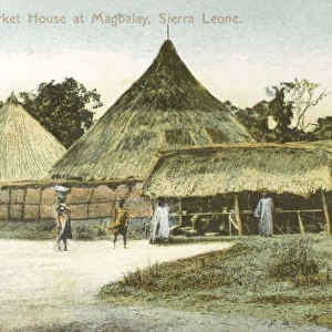 Sierra Leone - Market House at Magbalay