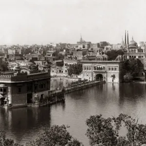 Sikh Golden Temple at Amritsar, India, circa 1890