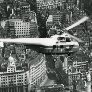 Sikorsky S-55, OO-SHA, of Sabena, over London