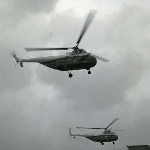 Four Sikorsky S-55s of Sabena