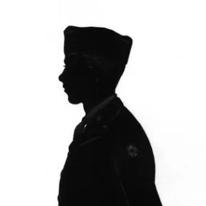 Silhouette of an American GI, WW2