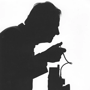 Silhouette of photographer (Alan Greeley)