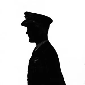 Silhouette of RAF Observer, WW2