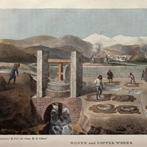 Silver and copper works, Chile, South America