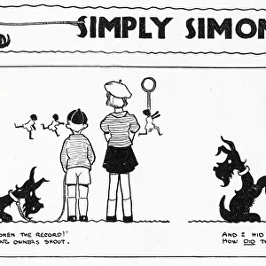 Simply Simon Cartoon Strip by Iris Chick