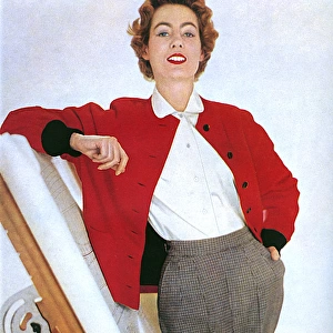 Simpsons of Piccadilly jacket and slacks, 1954
