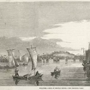 Singapore / Harbour 1857