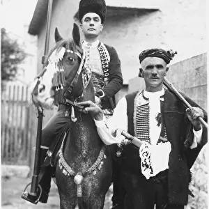 Sinj - Two men during the Sinjska alka