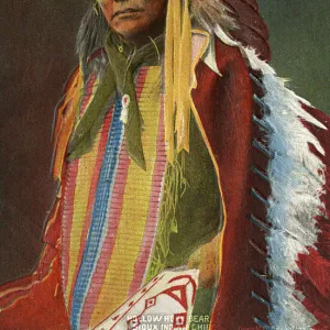 Sioux Indian Chief - Hollow Horn Bear