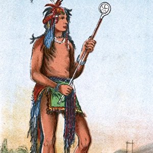 Sioux Warrior & Lacrosse