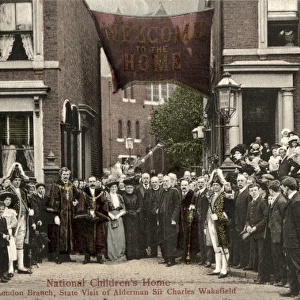 Sir Charles Wakefield at National Childrens Home, London