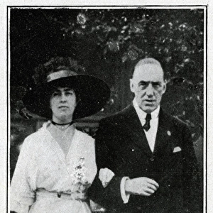 Sir Edward and Lady Carson on their wedding day