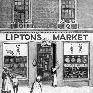 Sir Thomas Liptons first shop