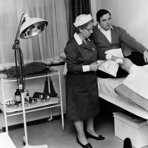 Sister and patient, Convalescent Police Seaside Home, Hove