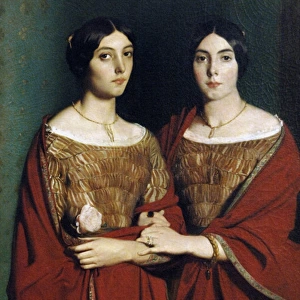 The Two Sister, by Theodore Chasseriau (1819-1856), 1843. Lo