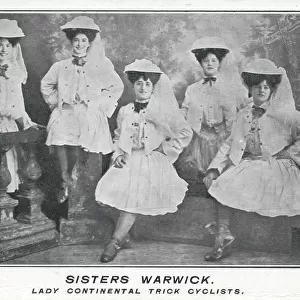 Sisters Warwick music hall trick cyclists